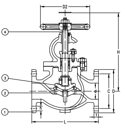 JIS F7473 Marine Cast Steel SDNR Valve